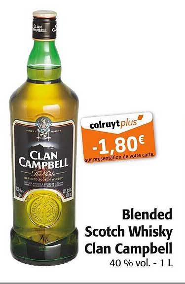 Blended Scotch Whisky Clan Campbell
