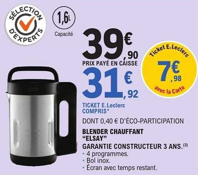 Blender Chauffant "Elsay"