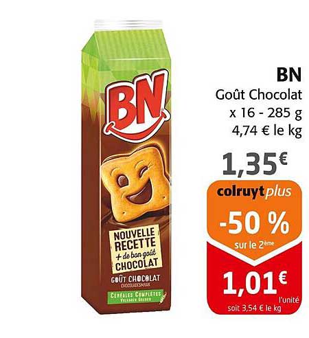 BN Goût Chocolat x 16 - 285 g