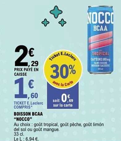 BOISSON BCAA “NOCCO”