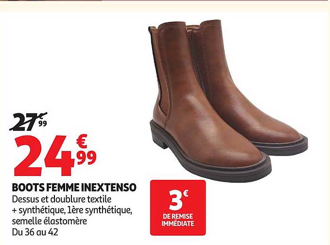 BOOTS FEMME INEXTENSO
