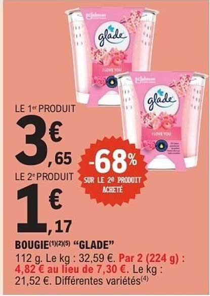 BOUGIE "GLADE"
