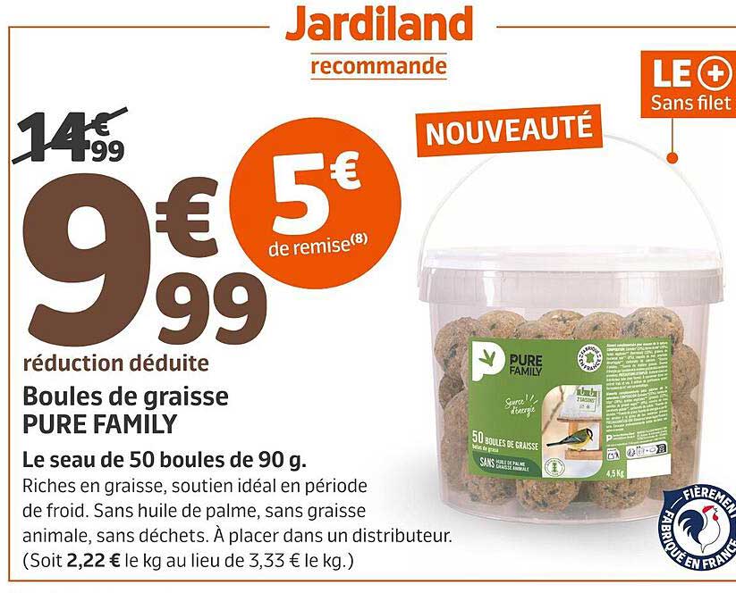 Boules de graisse PURE FAMILY