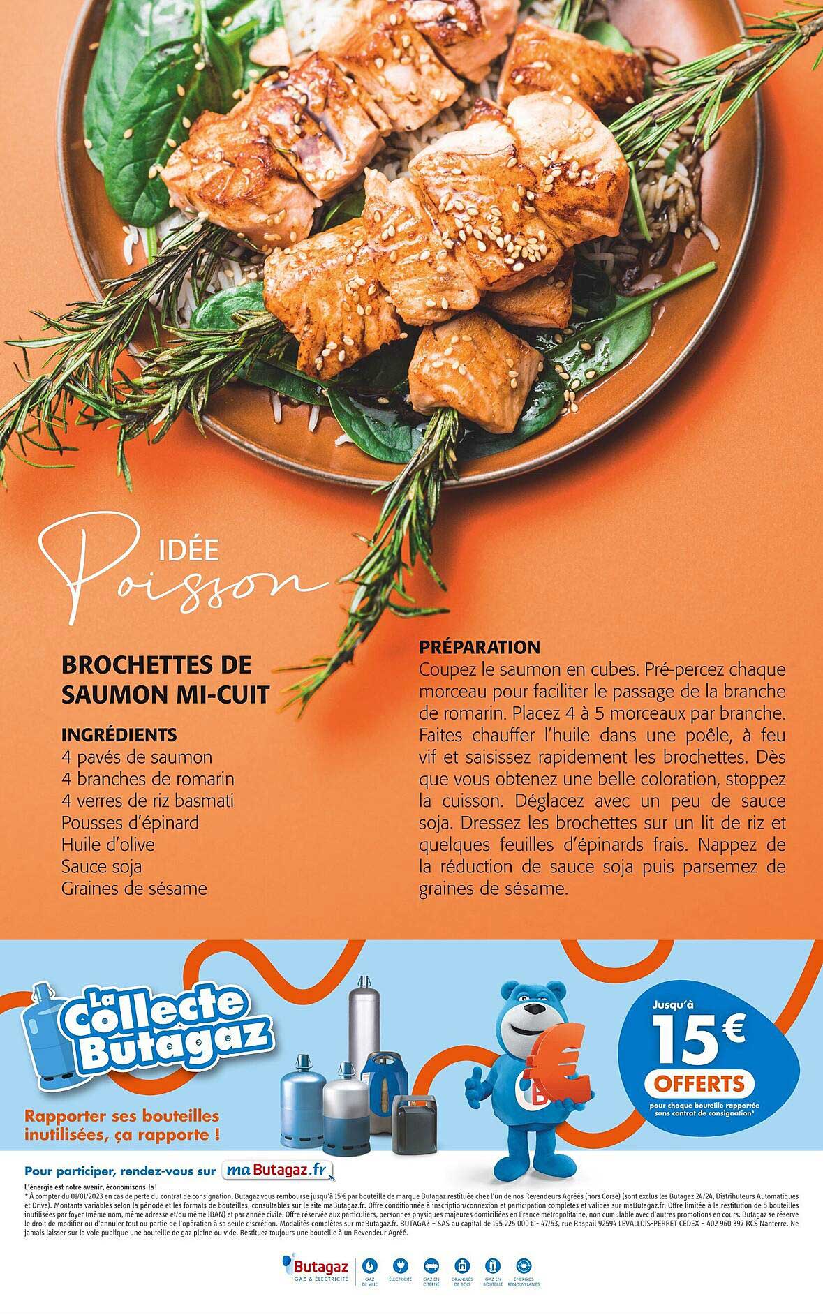 Brochettes de saumon mi-cuit