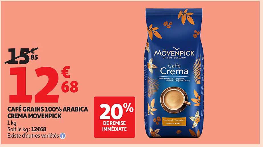 CAFÉ GRAINS 100% ARABICA CREMA MOVENPICK