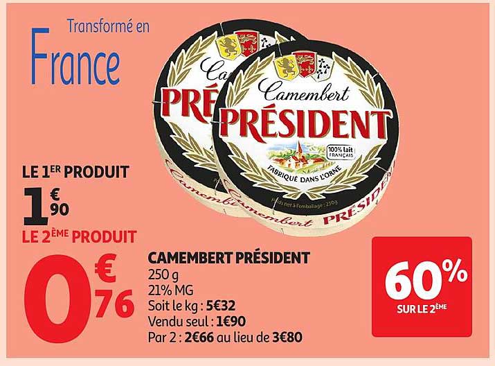 CAMEMBERT PRÉSIDENT