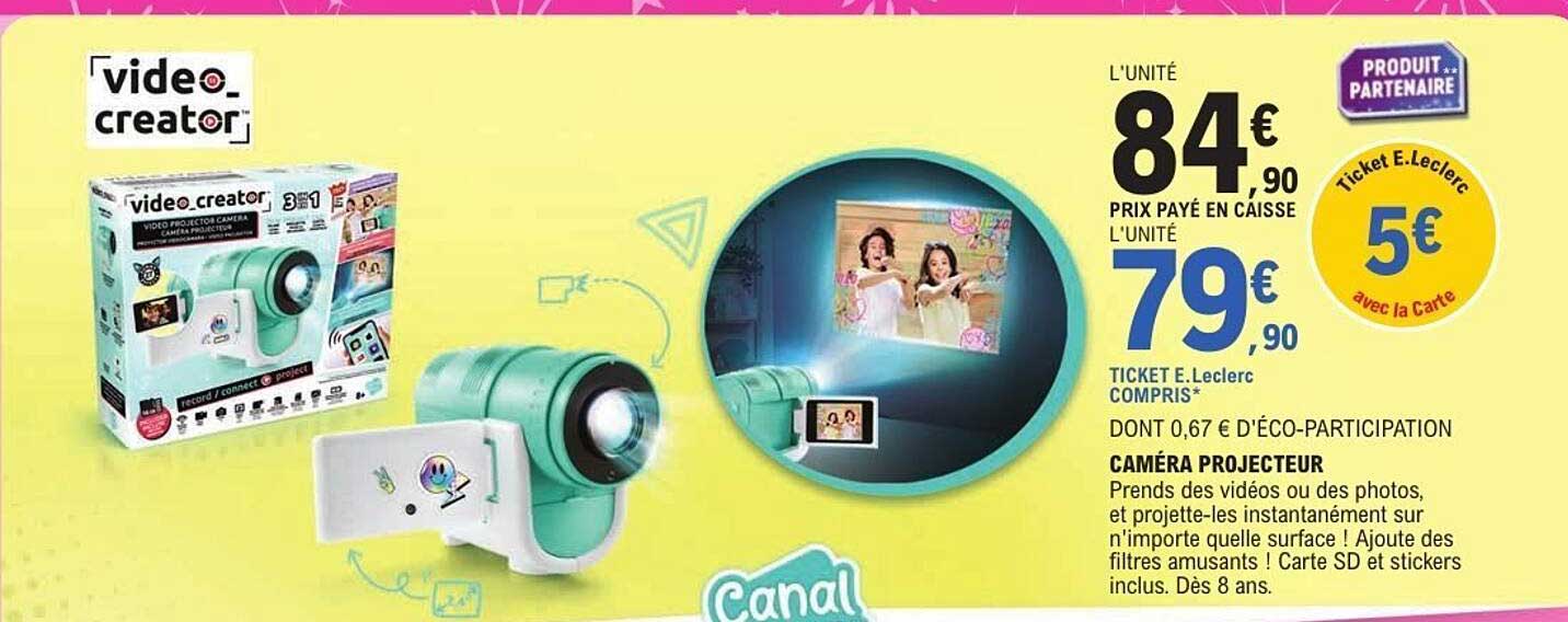 CAMÉRA PROJECTEUR