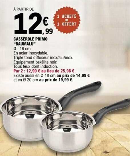 CASSEROLE PRIMO "BAUMALU"