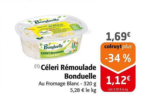 Céleri Rémoulade Bonduelle Au Fromage Blanc 320 g