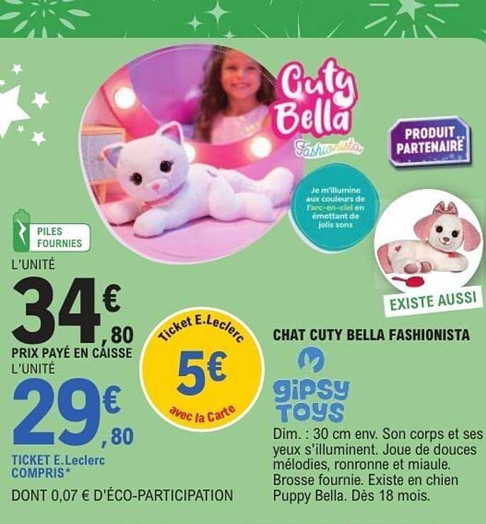 CHAT CUTY BELLA FASHIONISTA