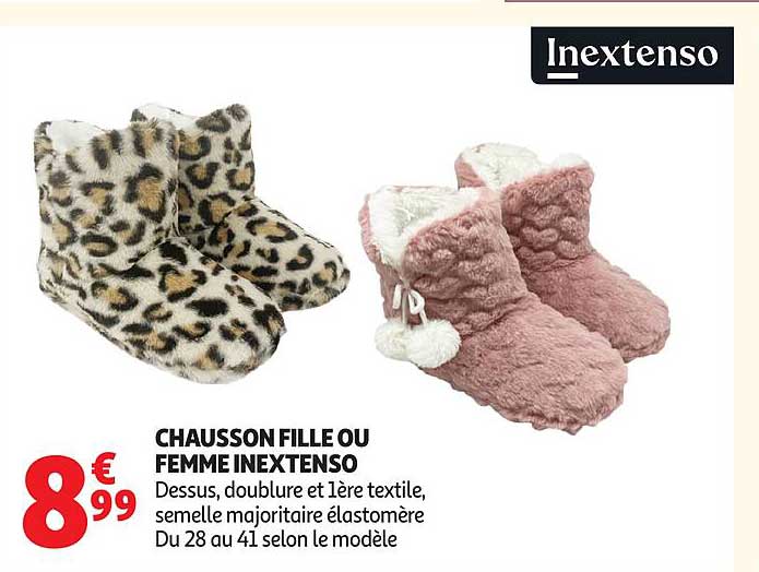 CHAUSSON FILLE OU FEMME INEXTENSO