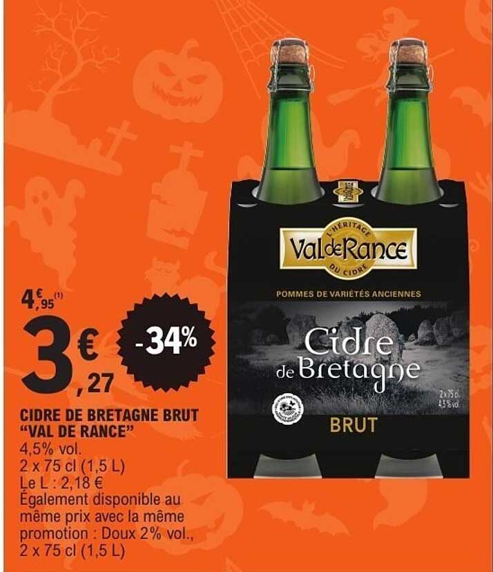 Cidre de Bretagne Brut "Val de Rance"