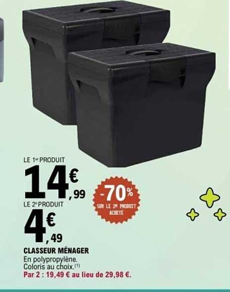 CLASSEUR MÉNAGER