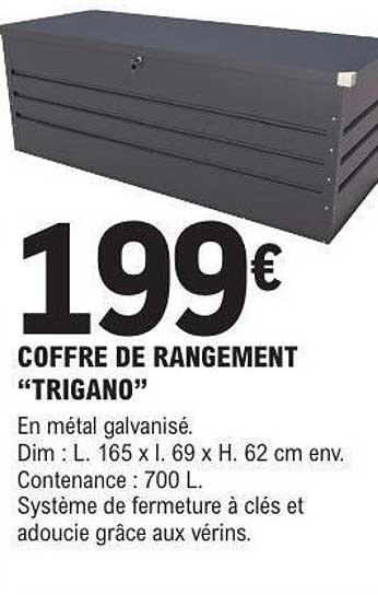 COFFRE DE RANGEMENT “TRIGANO”