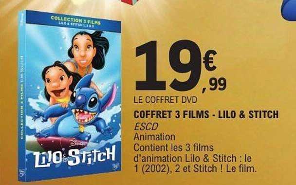 COFFRET 3 FILMS - LILO & STITCH