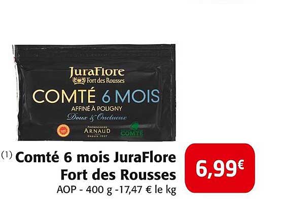 Comté 6 mois JuraFlore Fort des Rousses