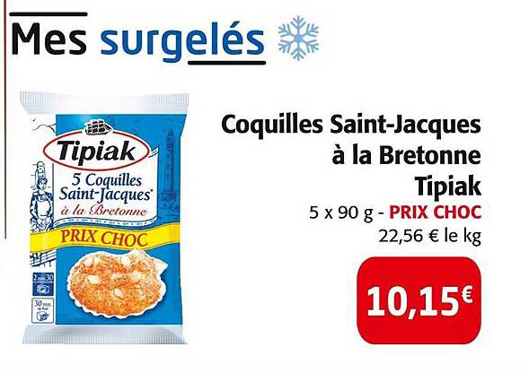Coquilles Saint-Jacques à la Bretonne Tipiak