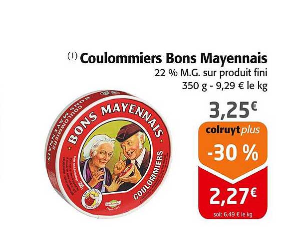 Coulommier Bons Mayennais
