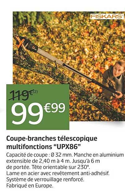 Coupe-branches télescopique multifonctions "UPX86"