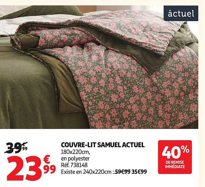 COUVRE-LIT SAMUEL ACTUEL