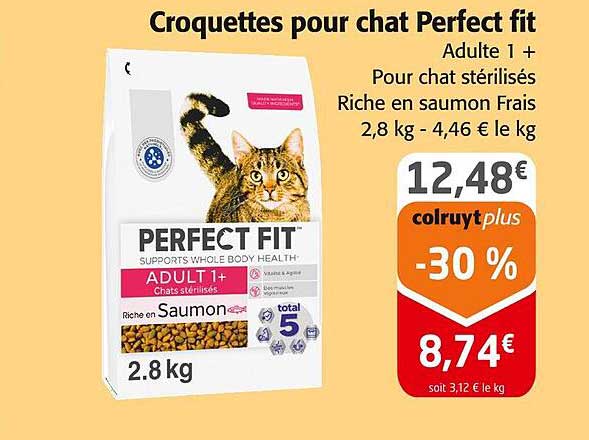 Croquettes pour chat Perfect fit Adult 1 +