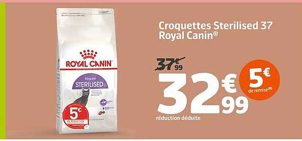 Croquettes Sterilised 37 Royal Canin®