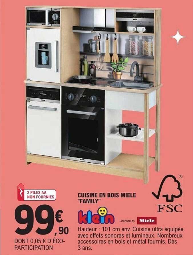 CUISINE EN BOIS MIELE "FAMILY"