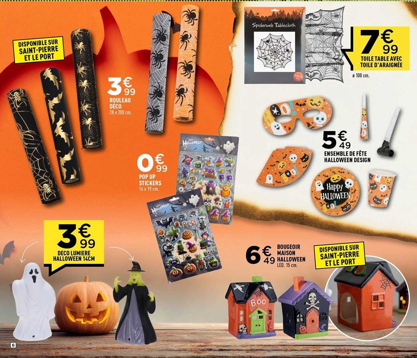 Déco lumière Halloween 14cm