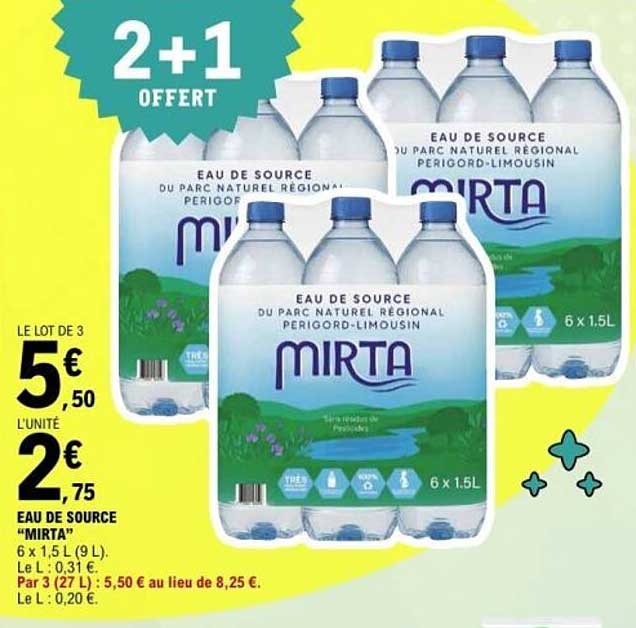 EAU DE SOURCE “MIRTA”