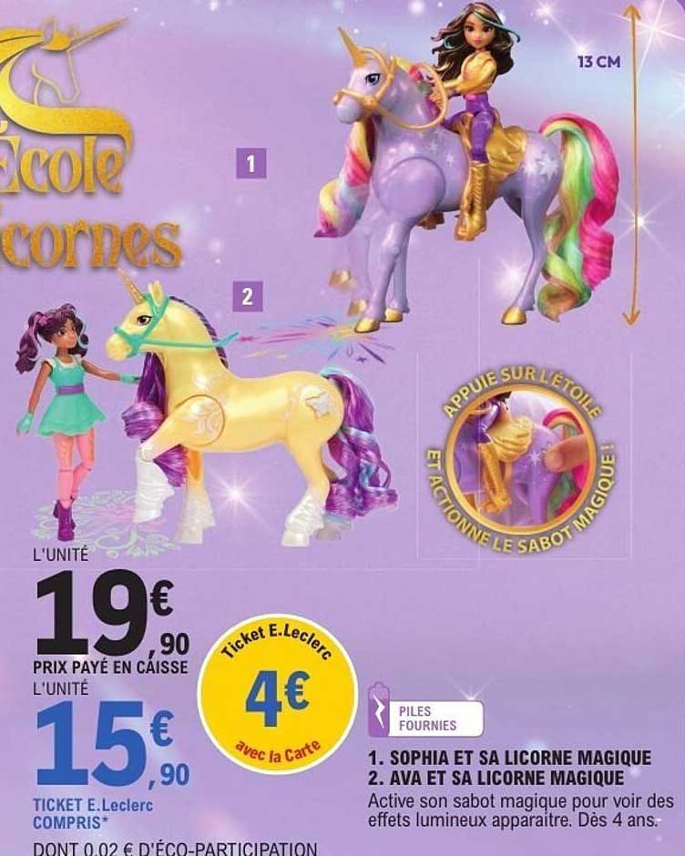 École des Licornes - Sophia et sa Licorne Magique