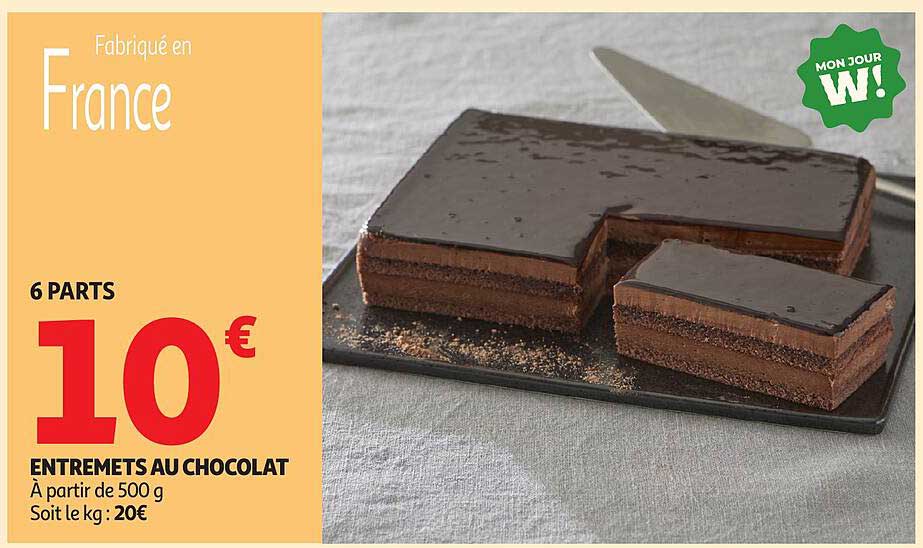 ENTREMETS AU CHOCOLAT