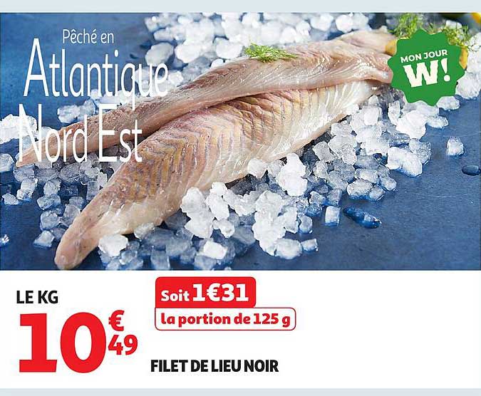 Filet de lieu noir