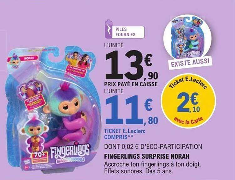 FINGERLINGS SURPRISE NORAH