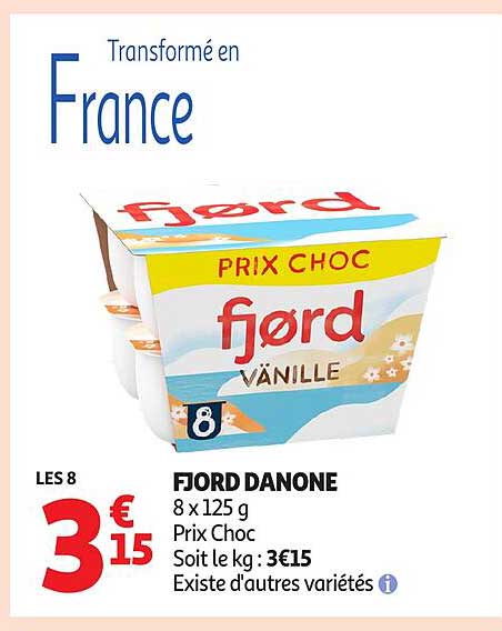 FJORD DANONE 8 x 125 g