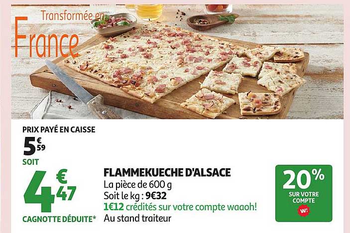 FLAMMEKUECHE D’ALSACE