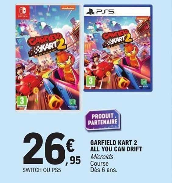 GARFIELD KART 2 ALL YOU CAN DRIFT