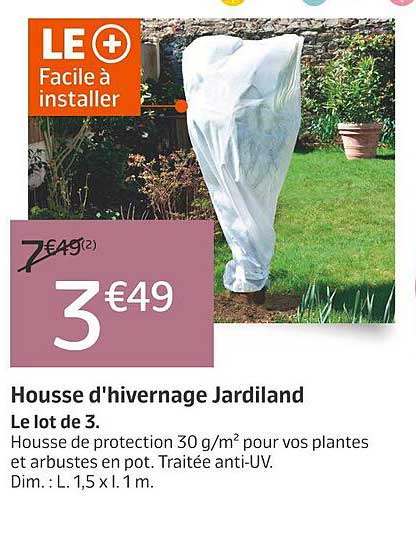 Housse d'hivernage Jardiland