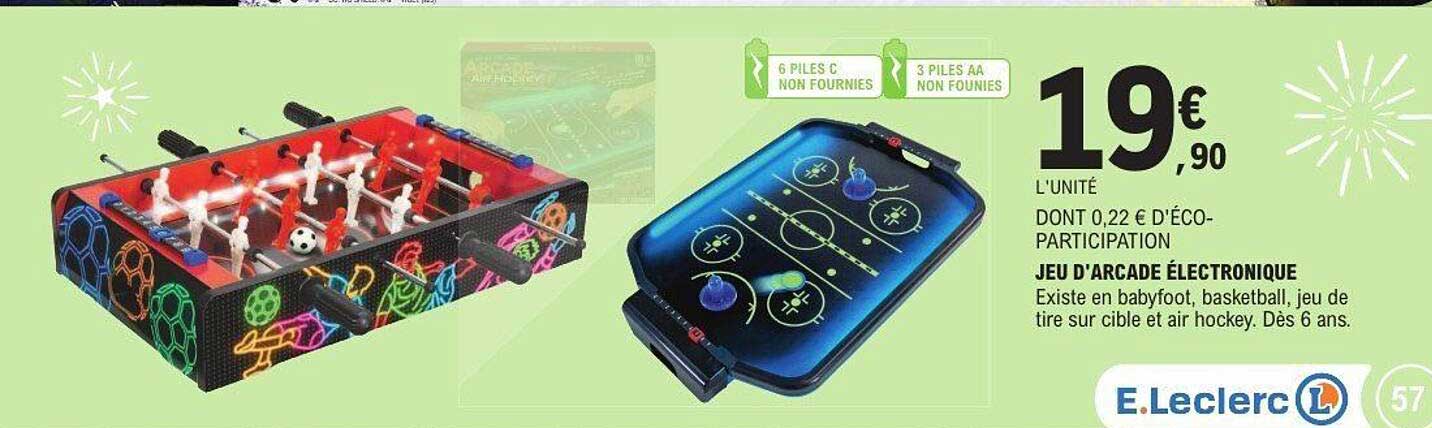 JEU D'ARCADES ÉLECTRONIQUE