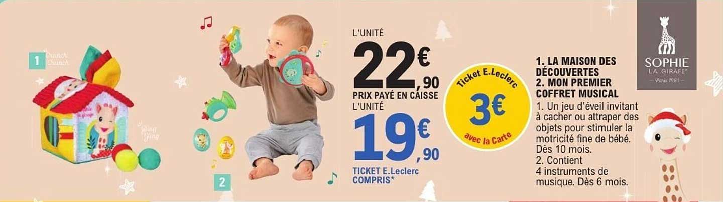 LA MAISON DES DÉCOUVERTES - MON PREMIER COFFRET MUSICAL