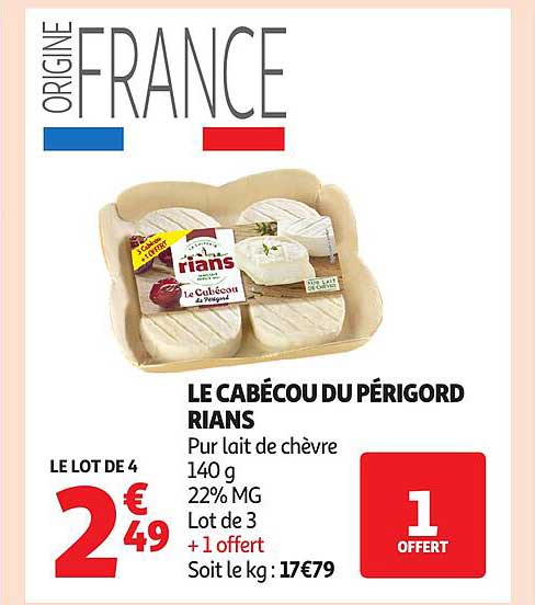 LE CABÉCOU DU PÉRIGORD RIANS