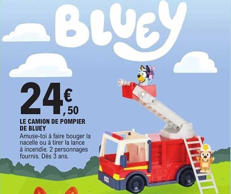 LE CAMION DE POMPIER DE BLUEY