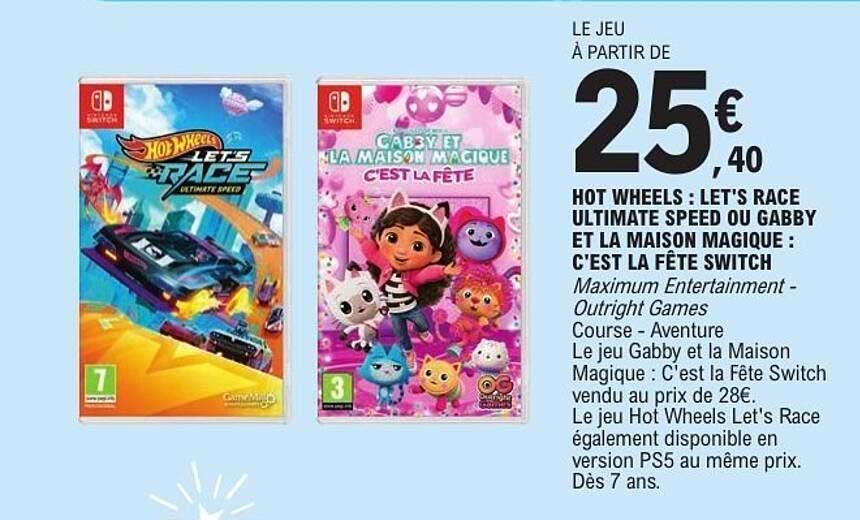 LE JEU À PARTIR DE 25€