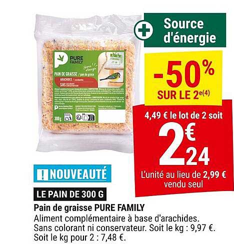 LE PAIN DE 300 G