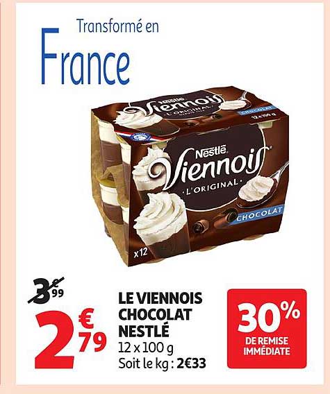 LE VIENNOIS CHOCOLAT NESTLÉ