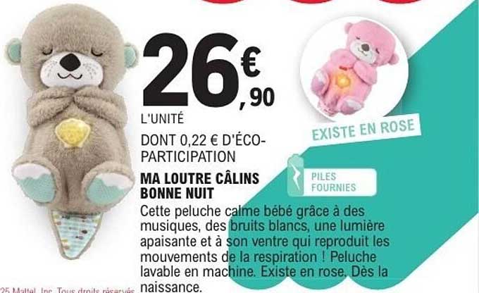 MA LOUTRE CALINS BONNE NUIT