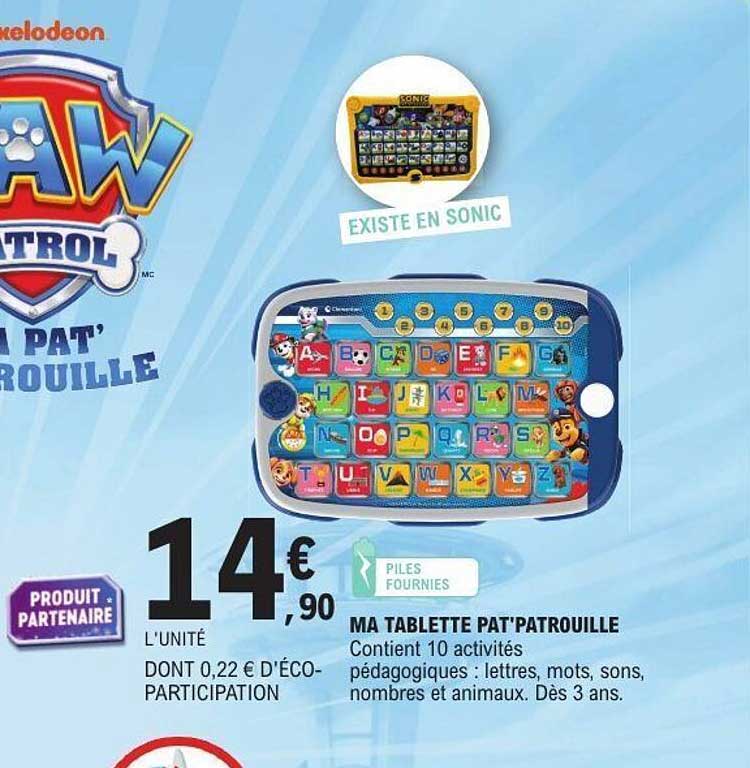 MA TABLETTE PAT'PATROUILLE