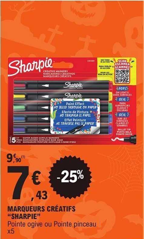 MARQUEURS CRÉATIFS "SHARPIE"