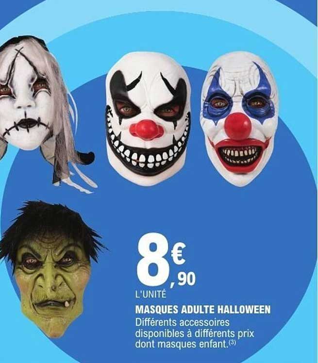 MASQUES ADULTES HALLOWEEN