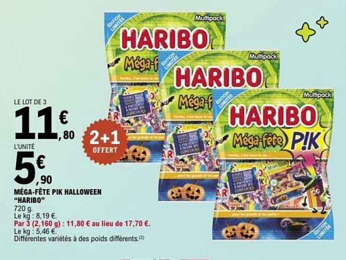 MÉGA-FÊTE PIK HALLOWEEN "HARIBO"