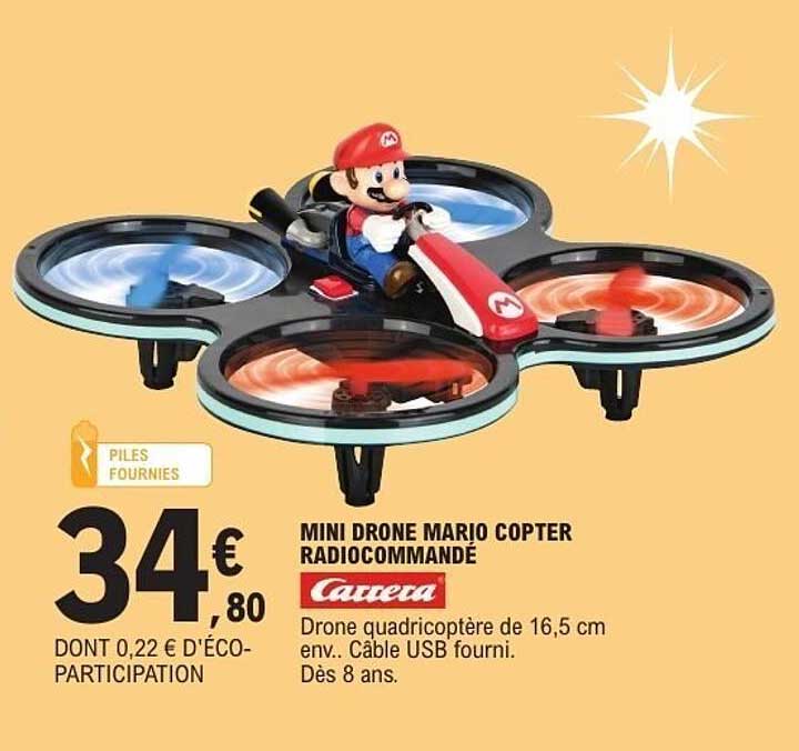 MINI DRONE MARIÓ COPTER RADIOCOMMANDÉ